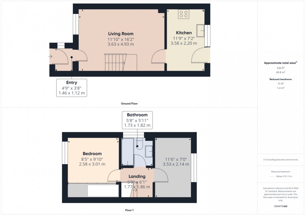 Floorplan for Somergate Road, Cheltenham