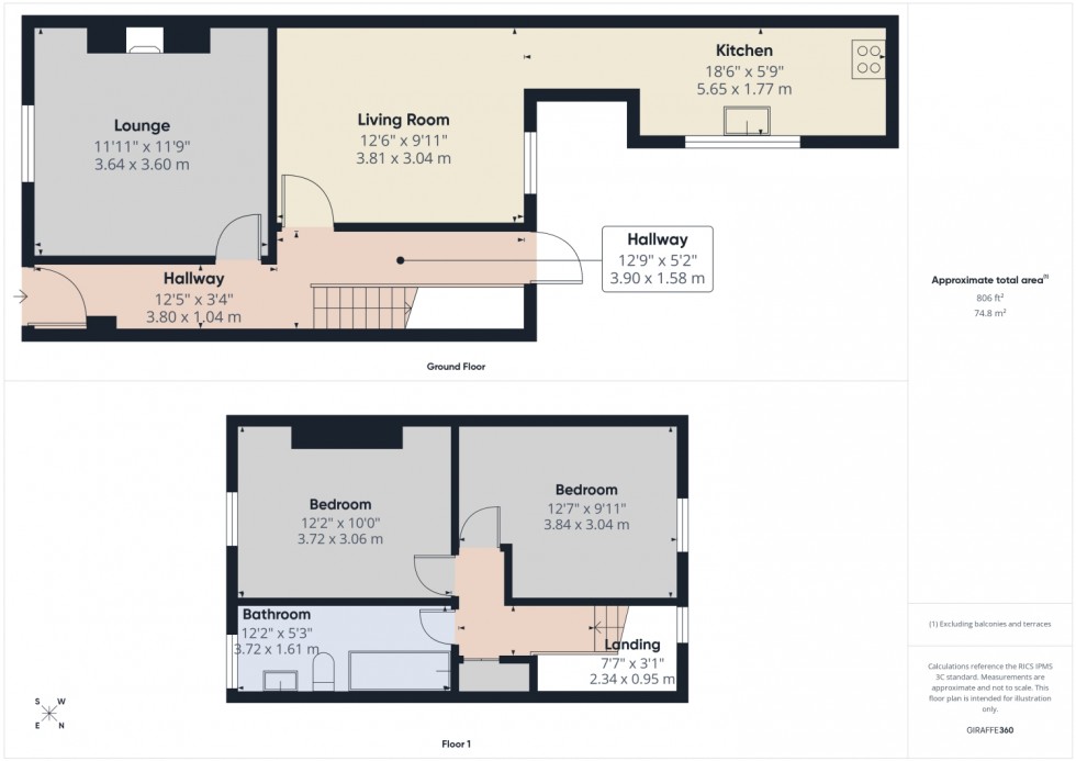 Floorplan for Keynsham Street, Cheltenham, GL52