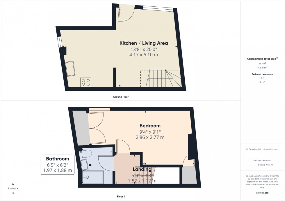 Floorplan for The Coach House Croft Lane, Cheltenham