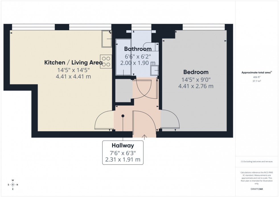 Floorplan for Tricorn House, Westward Road, Stroud, Gloucestershire, GL5