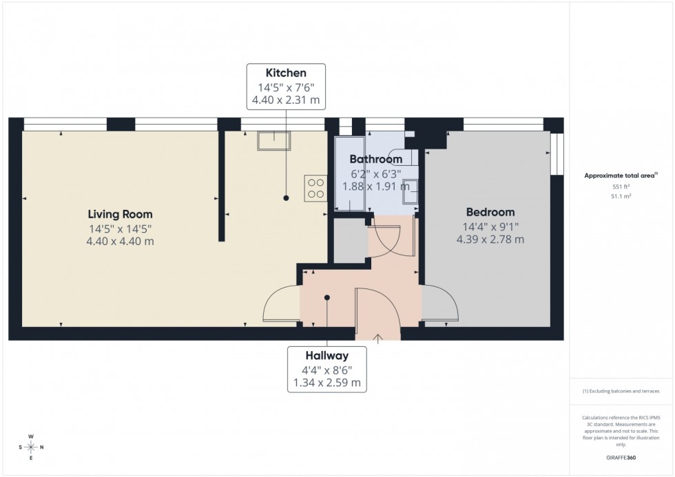 Floorplan for Tricorn House, Westward Road, Stroud, Gloucestershire, GL5