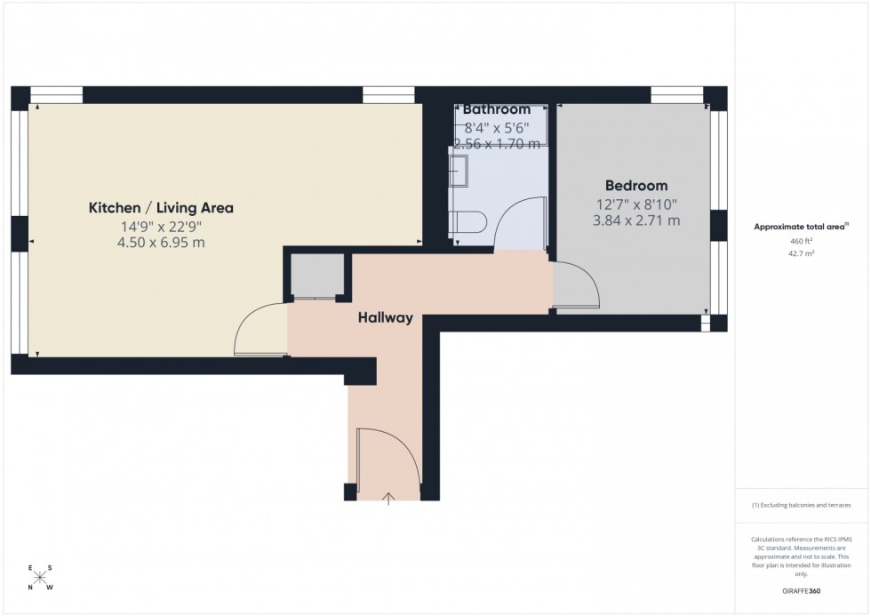 Floorplan for Tricorn House, Westward Road, Stroud, Gloucestershire, GL5