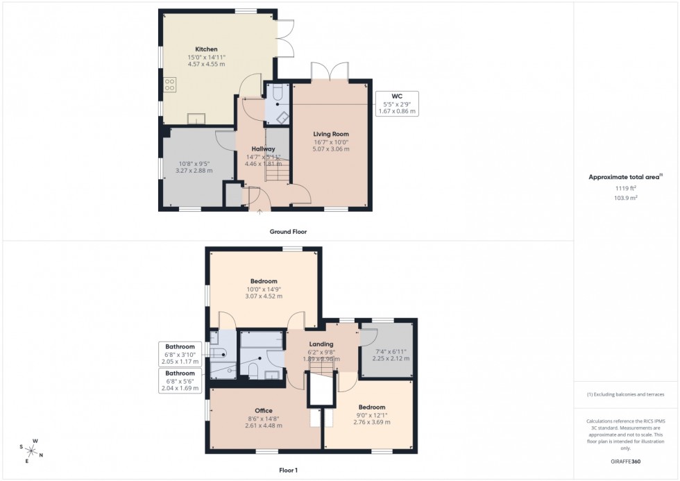 Floorplan for 52 Ridgeway Avenue Berry Hill, Berry Hill, Coleford