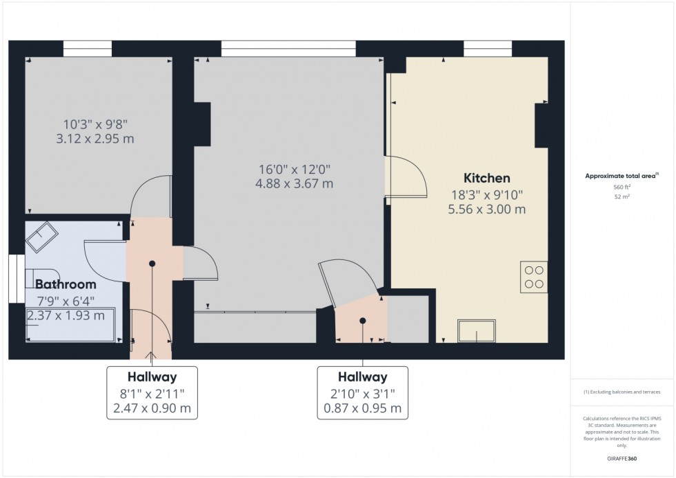 Floorplan for Codenham Lodge, St Stephens Road, Cheltenham, GL51