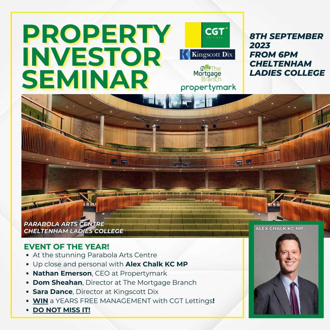 Gloucestershire Property Investor Seminar CGT Lettings
